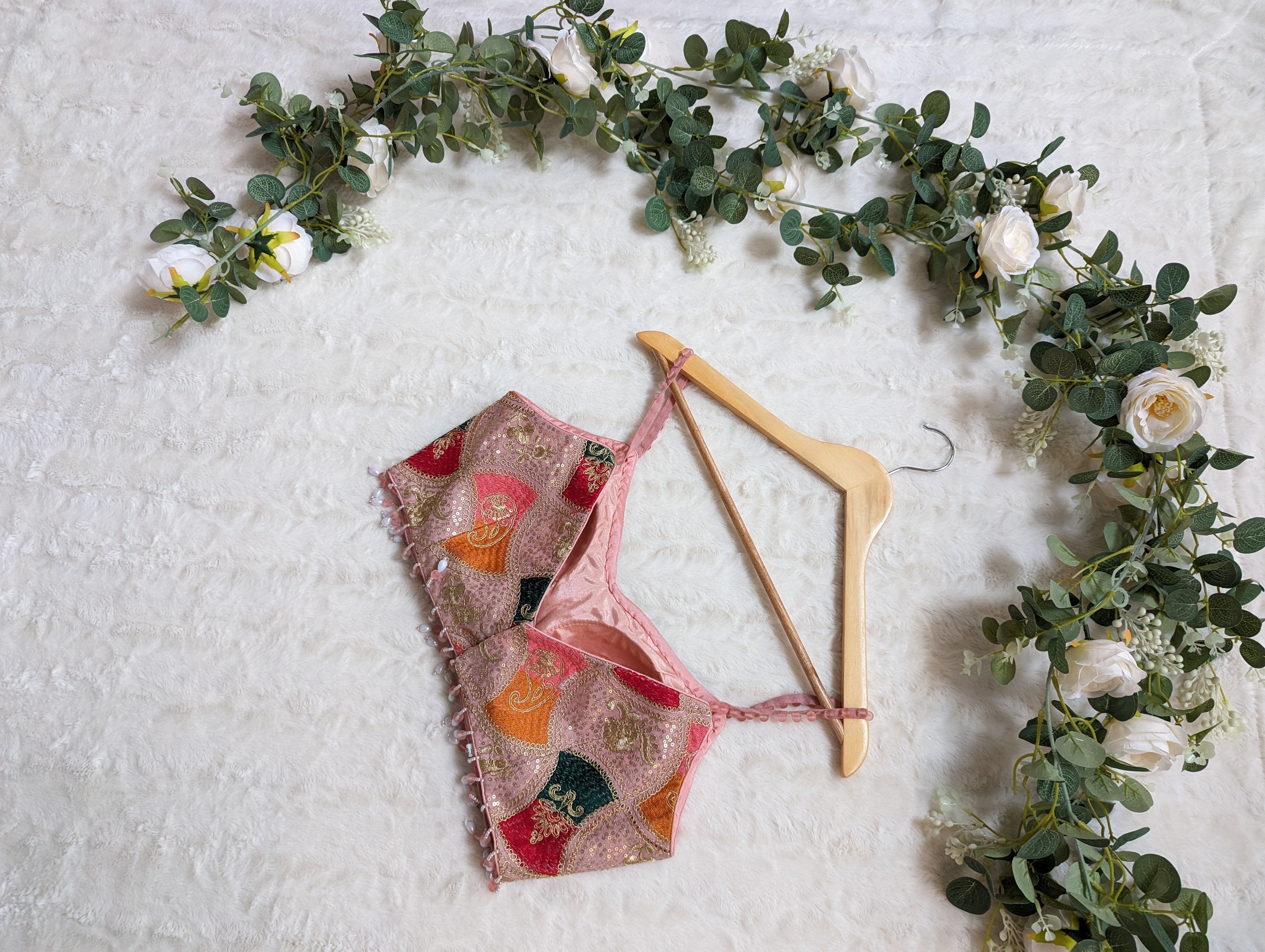 Pink Embroidered blouse