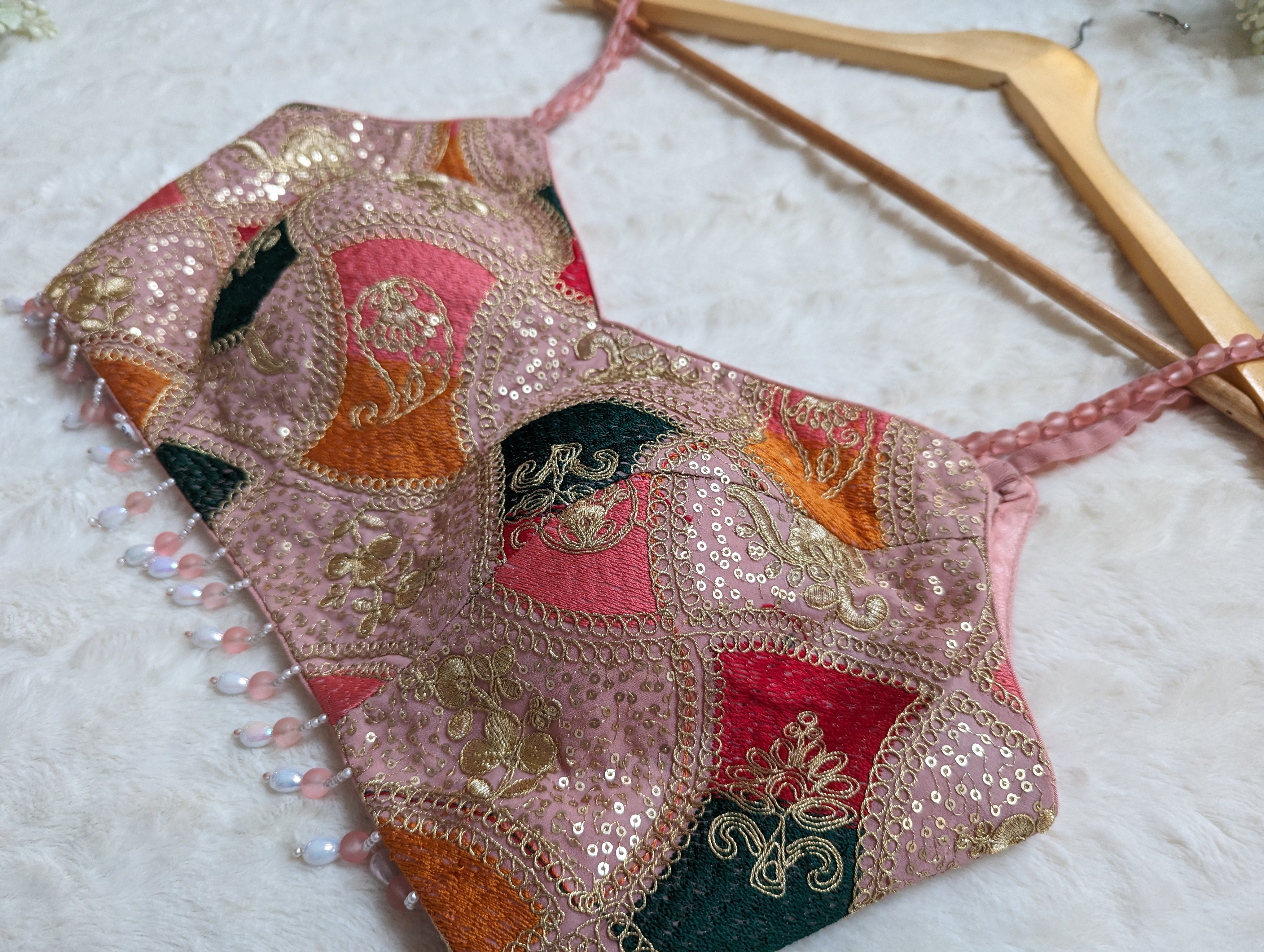 Pink Embroidered blouse