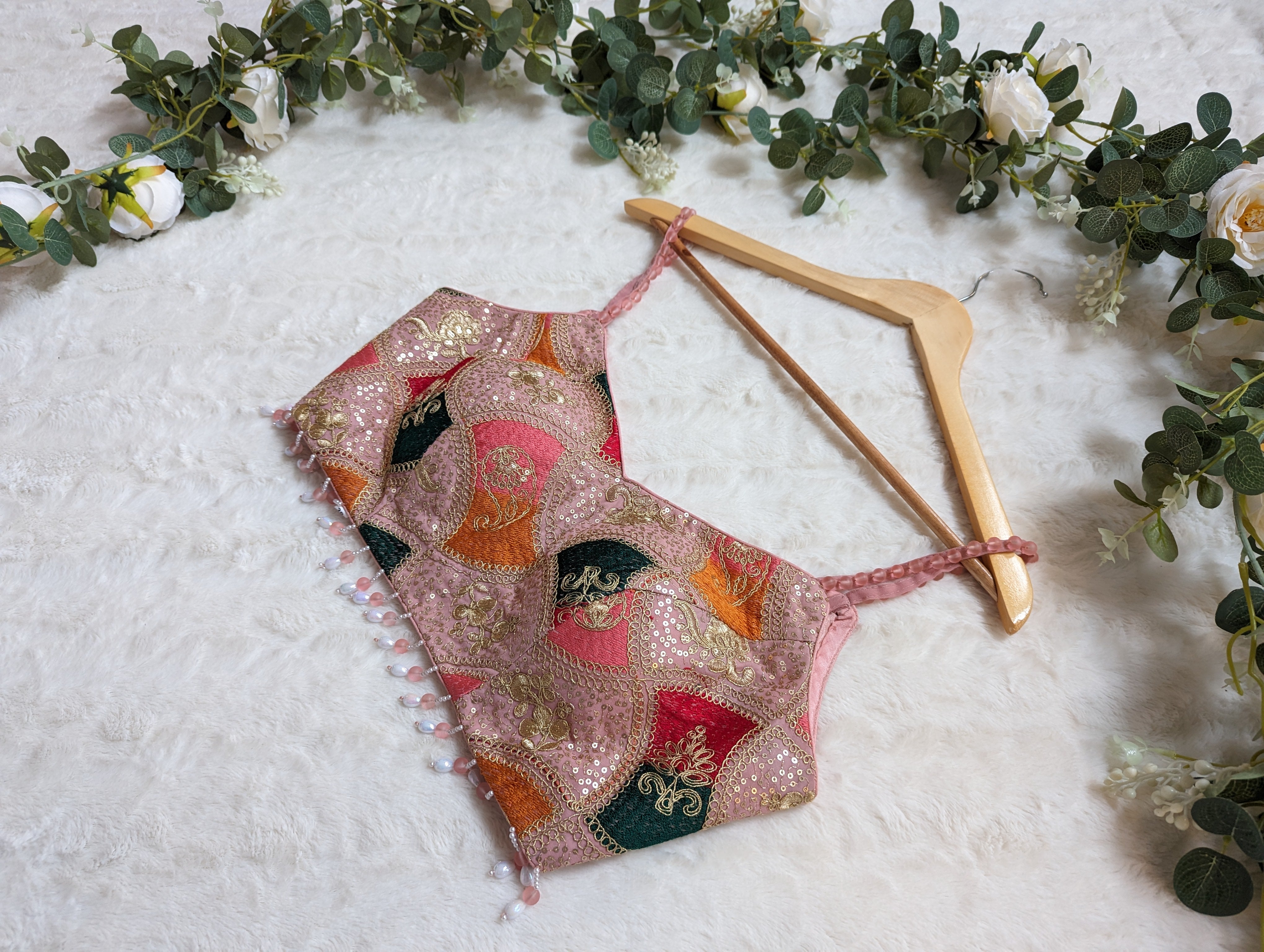 Pink Embroidered blouse